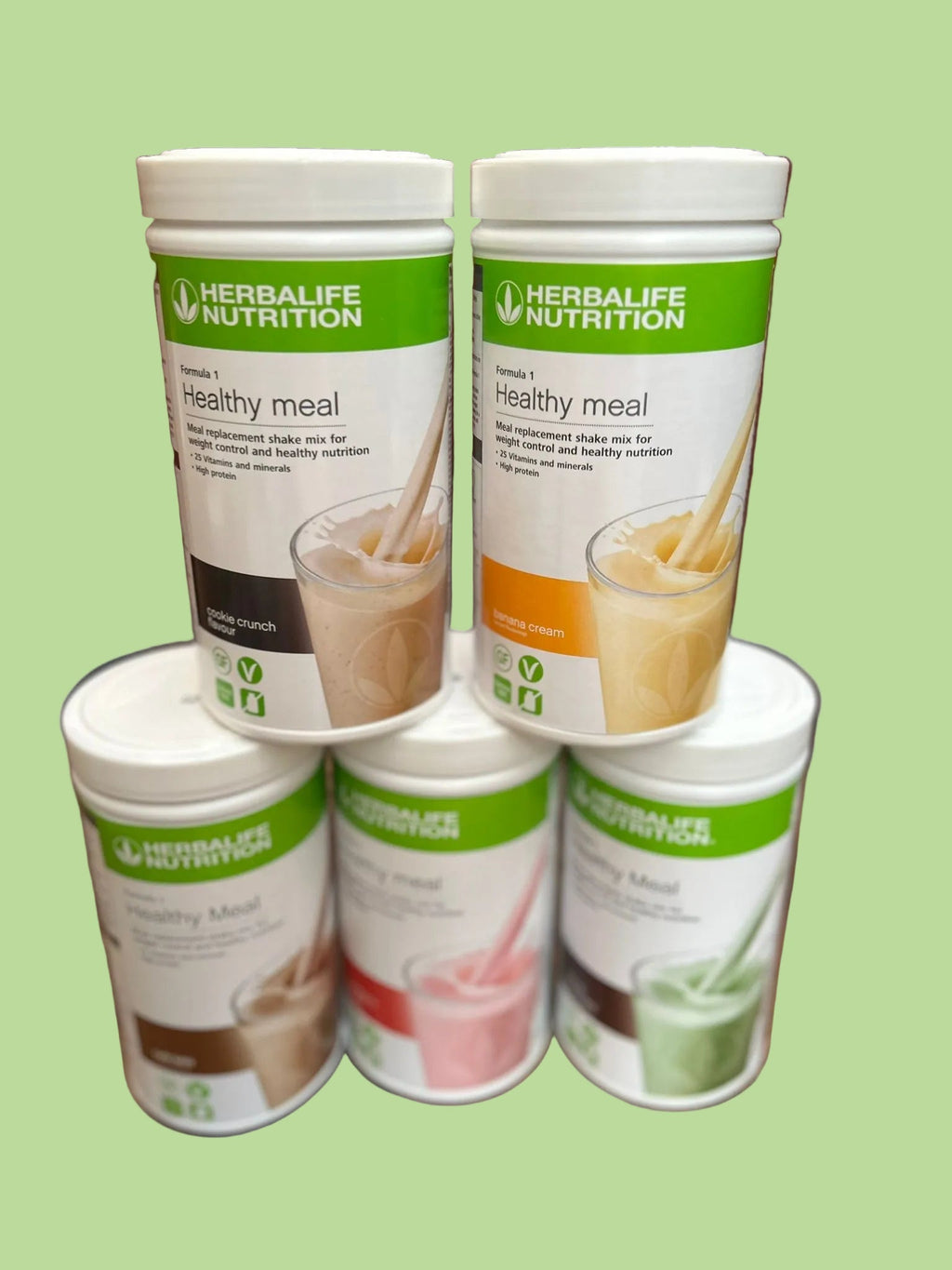 Herbalife 5 mixed shakes